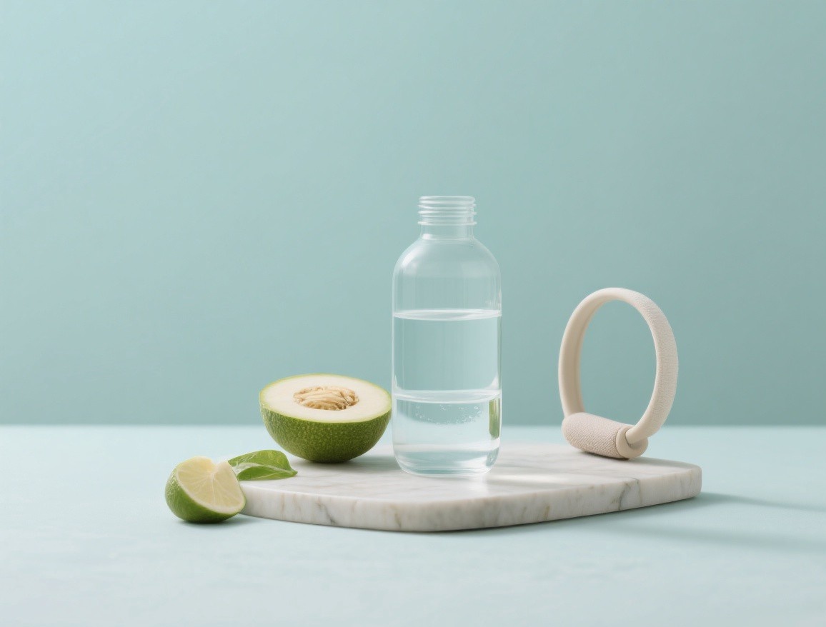 Minimal wellness lifestyle visual